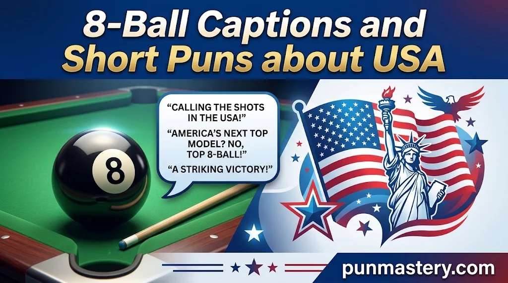8-Ball Captions and Short Puns