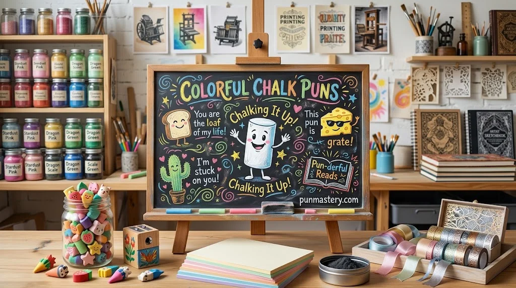 Colorful Chalk Puns
