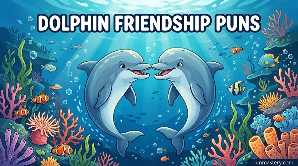 Dolphin Friendship Puns