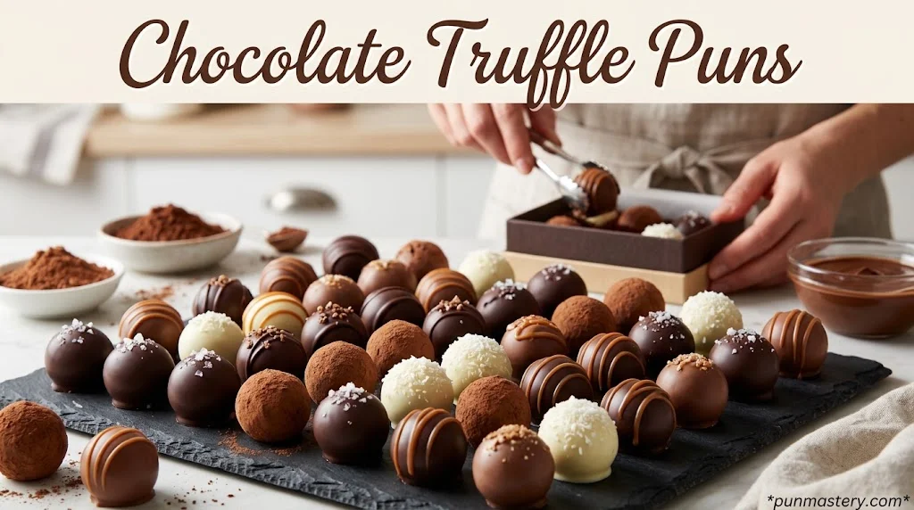 Chocolate Truffle Puns