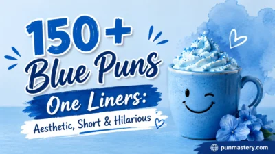 Blue Puns One Liners: Aesthetic, Short & Hilarious