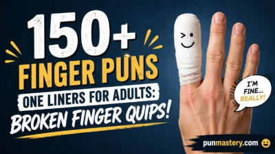 Finger Puns One Liners for Adults: Broken Finger Quips!