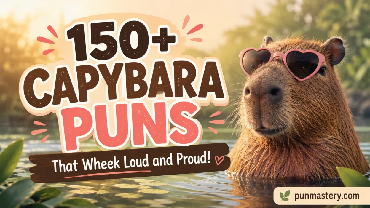 Capybara Puns That Wheek Loud and Proud!