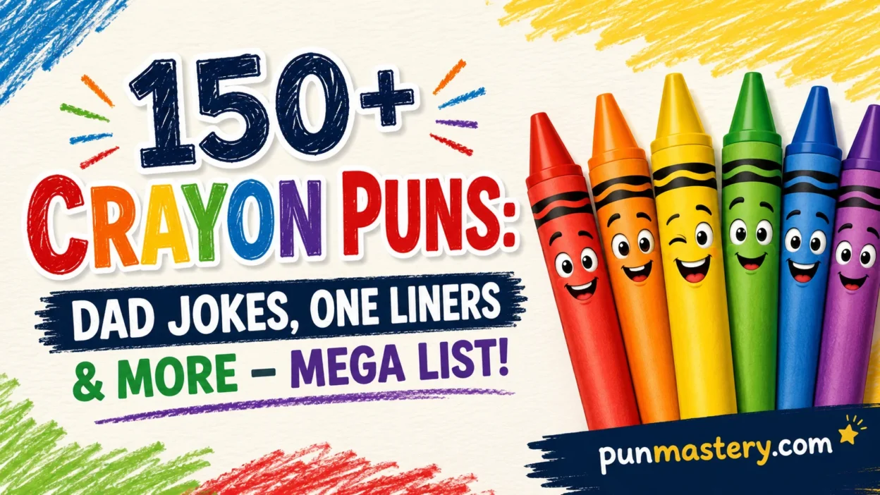Crayon Puns: Dad Jokes, One Liners & More – Mega List!