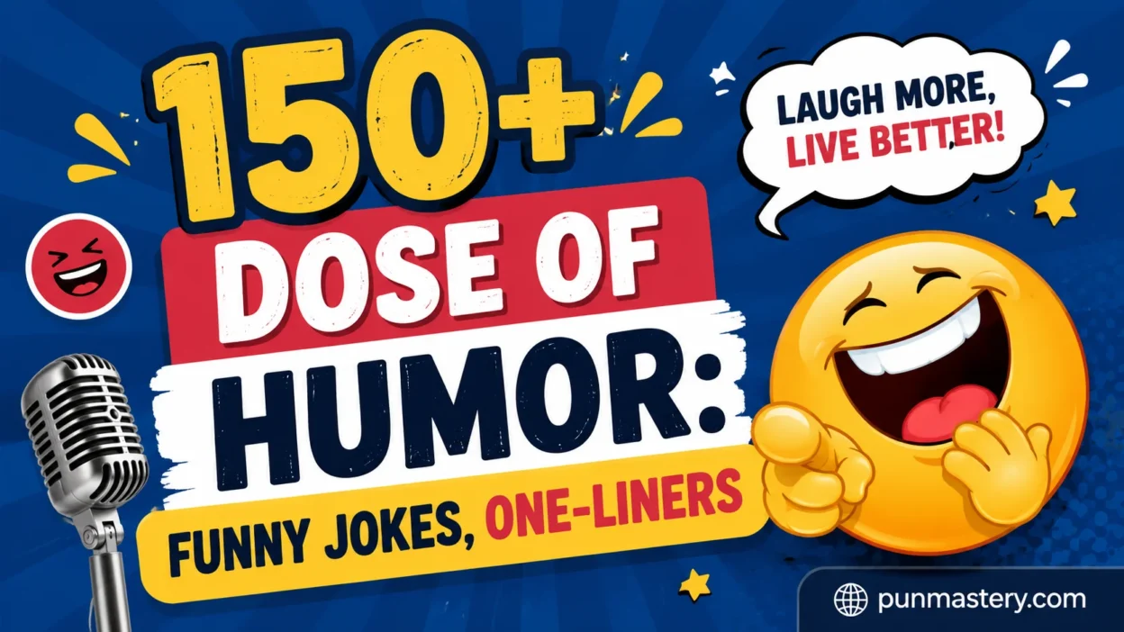 Dose of Humor: Funny Jokes, One-Liners