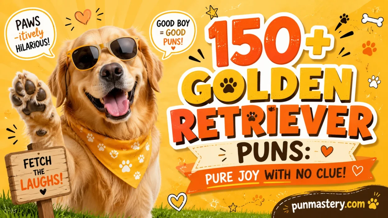 Golden Retriever Puns: Pure Joy With No Clue!
