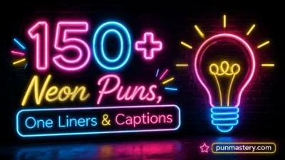 Neon Puns, One Liners & Captions 
