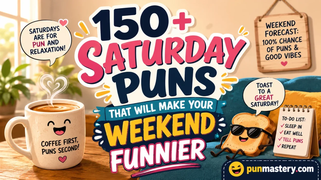 Saturday Puns That Will Make Your Weekend Funnier