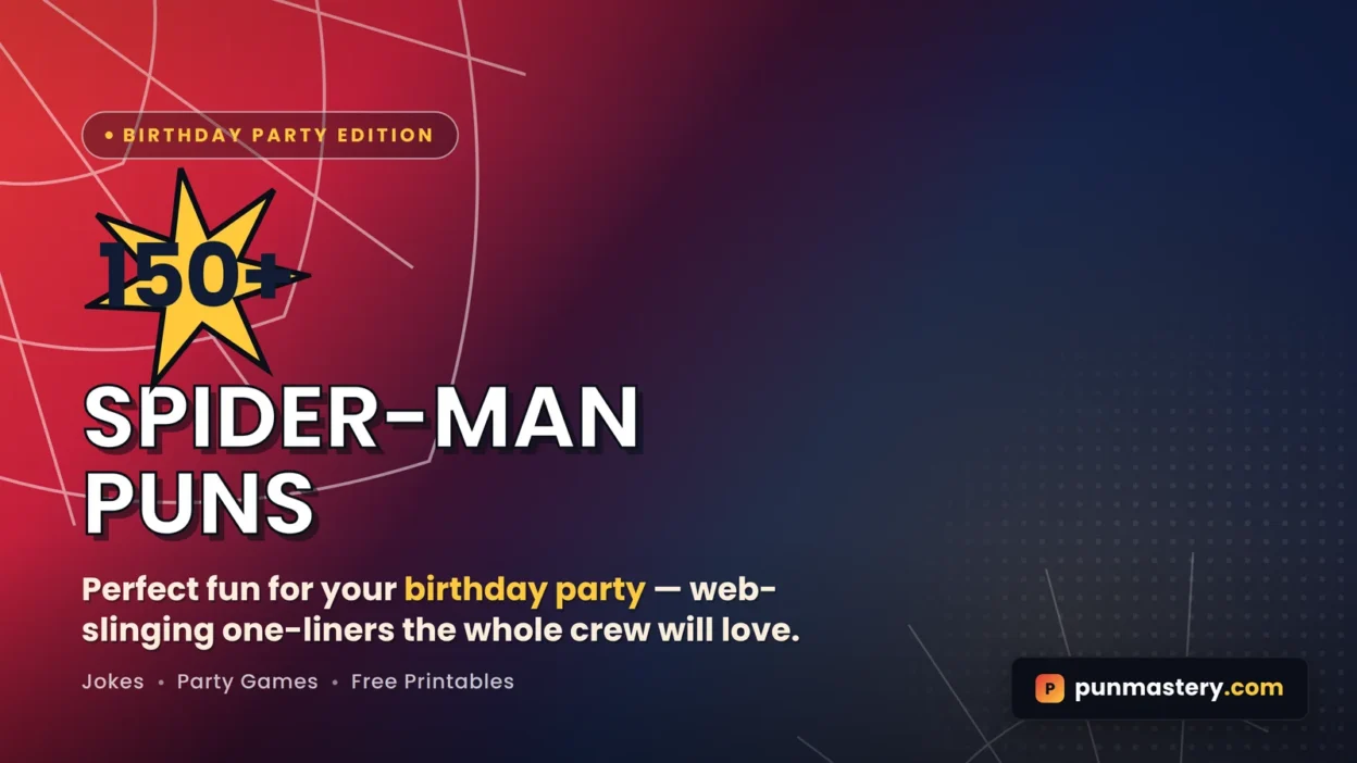 Spider-Man Puns: Perfect Fun for Your Birthday Party