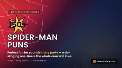 Spider-Man Puns: Perfect Fun for Your Birthday Party