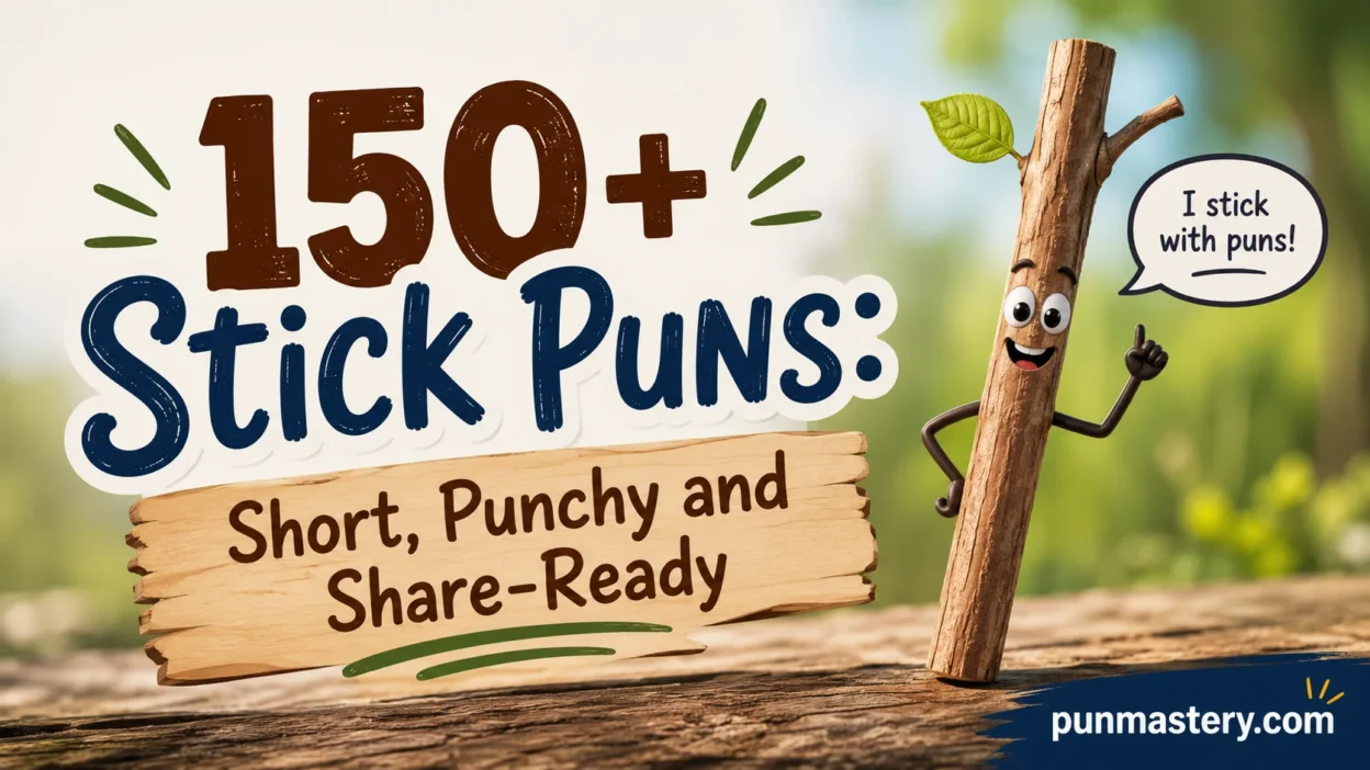 Stick Puns: Short, Punchy and Share-Ready