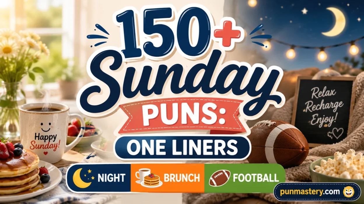 Sunday Puns: One Liners Night, Brunch, Football