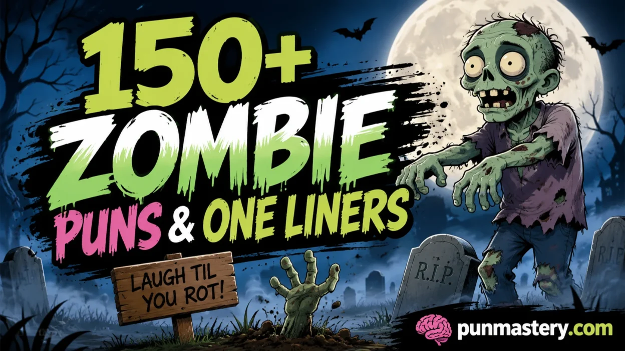 Zombie Puns & One Liners