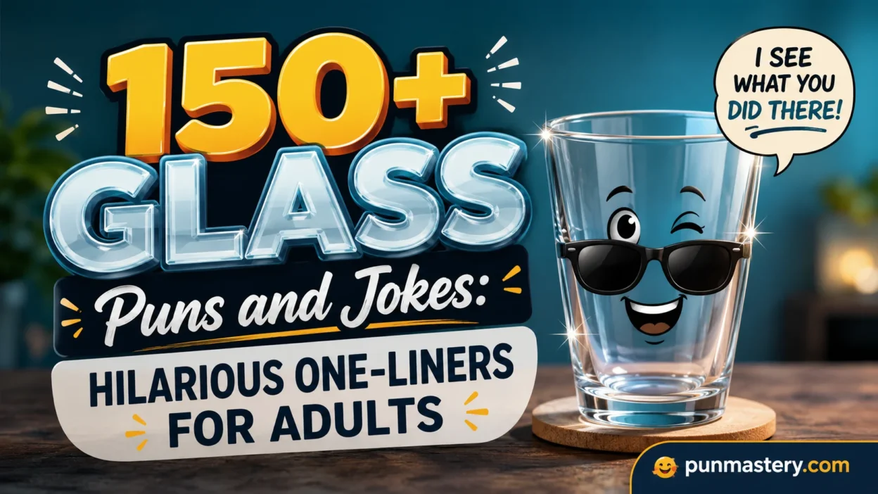 Glass Puns and Jokes