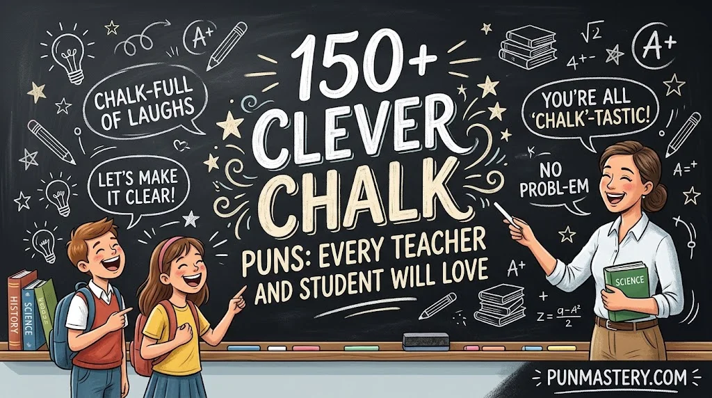 Clever Chalk Puns