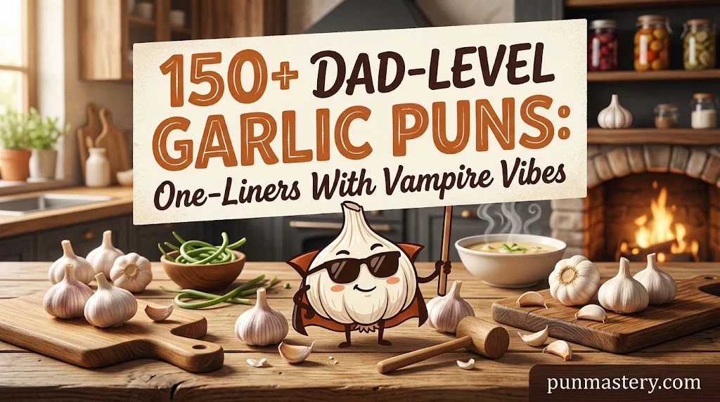 Dad-Level Garlic Puns