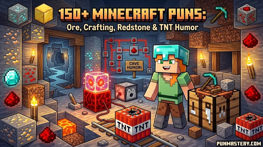 Minecraft Puns