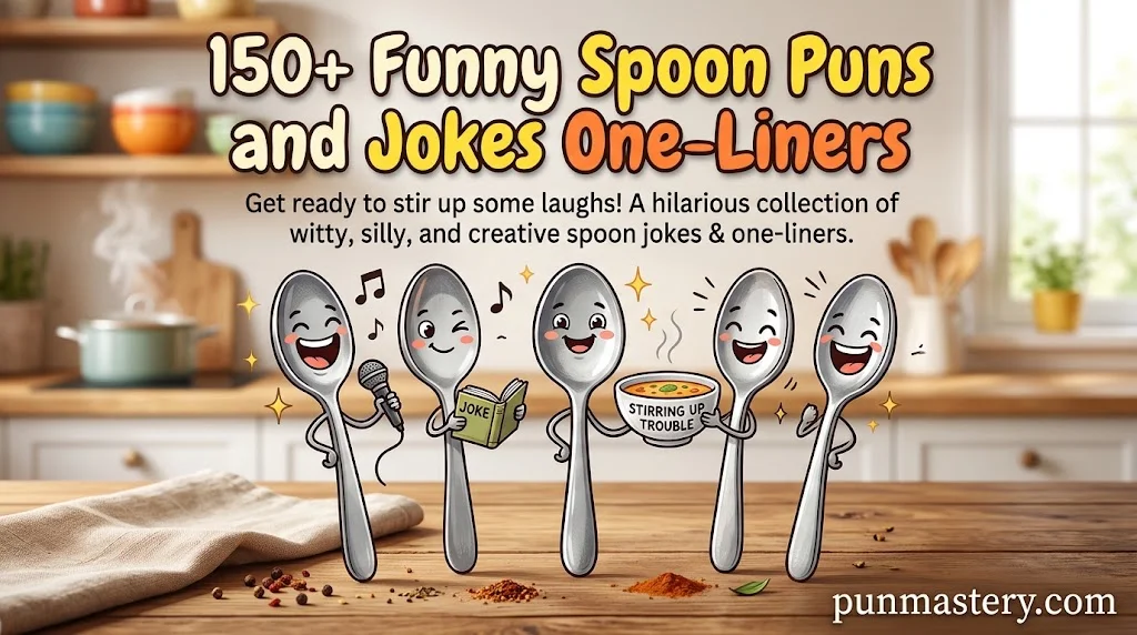 150+ Funny Spoon Puns and Jokes One-Liners