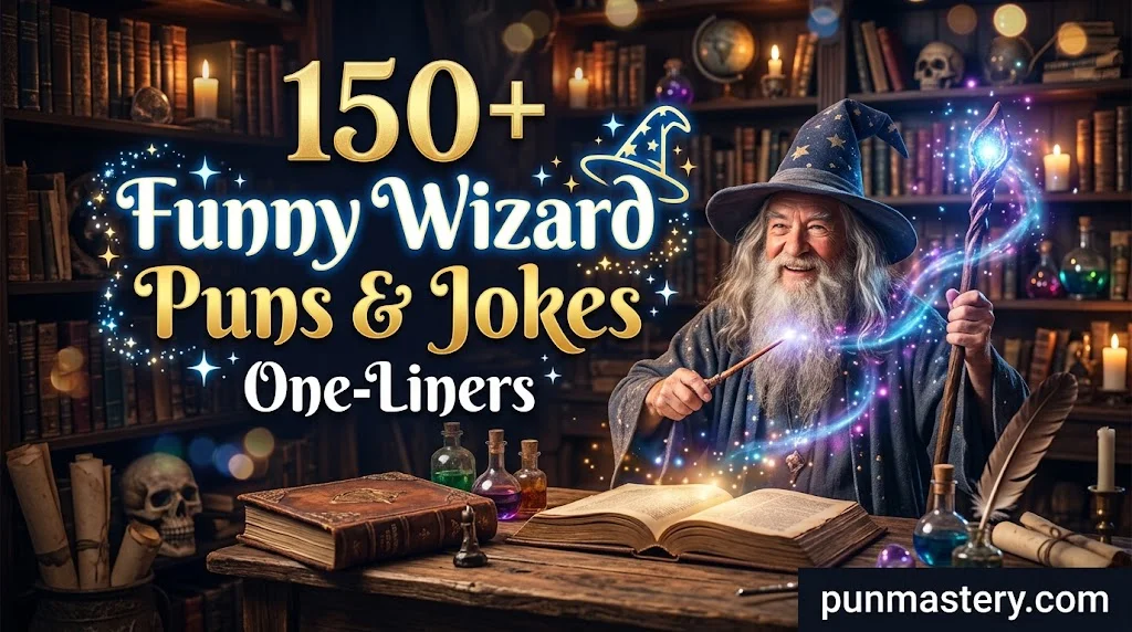 Funny Wizard Puns and Jokes One-Liners