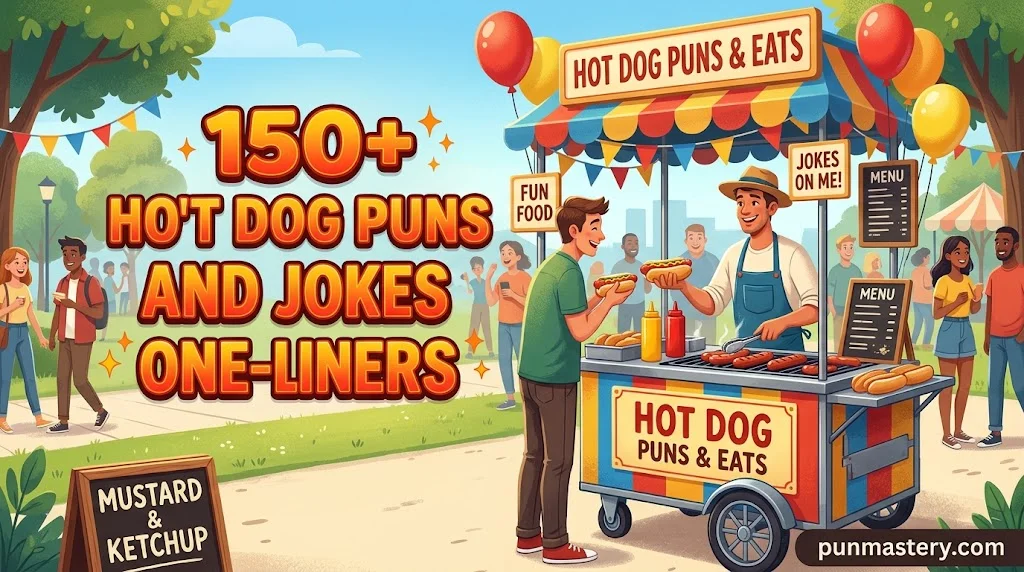 Hot Dog Puns and Jokes One-Liners
