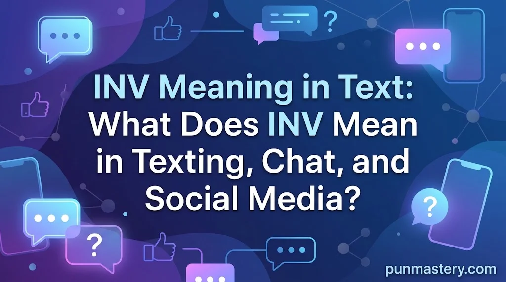 INV Meaning in Text