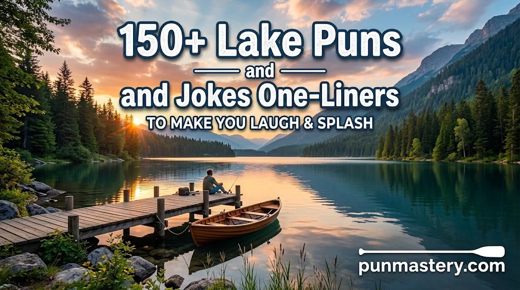 150+ Lake Puns and Jokes One-Liners