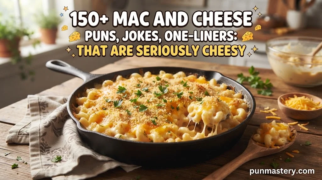 Mac and Cheese Puns, Jokes, One-Liners