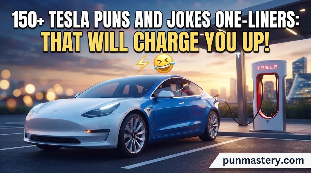 Tesla Puns and Jokes One-Liners